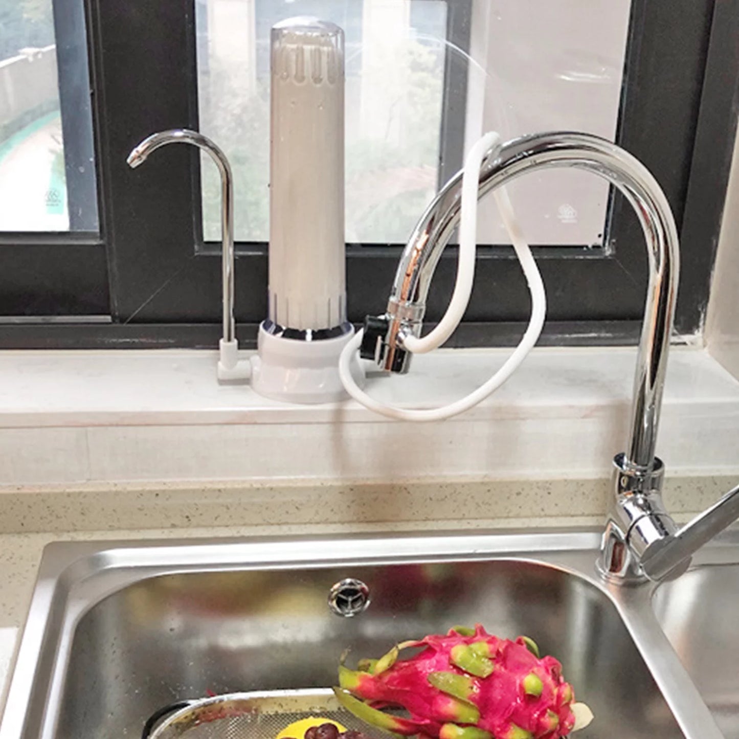 GoolRC Countertop Filtration,With Ceramic Water ReducesFluoride Kitchen Countertop Water Fluoride Easy Installation Easy Installation Water Installation WaterTap Water Reduces Yorten