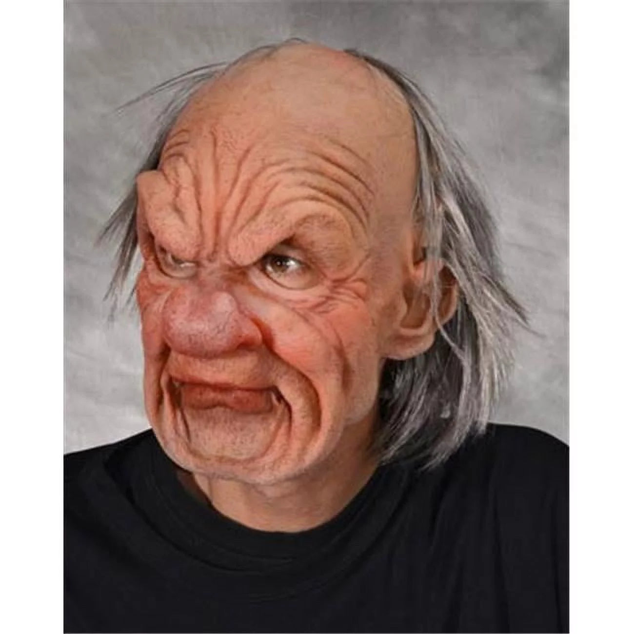 Zagone Sizetudios Mens Old Man Grump Sizeupersoft Costume Mask - Sizeize 14 in.