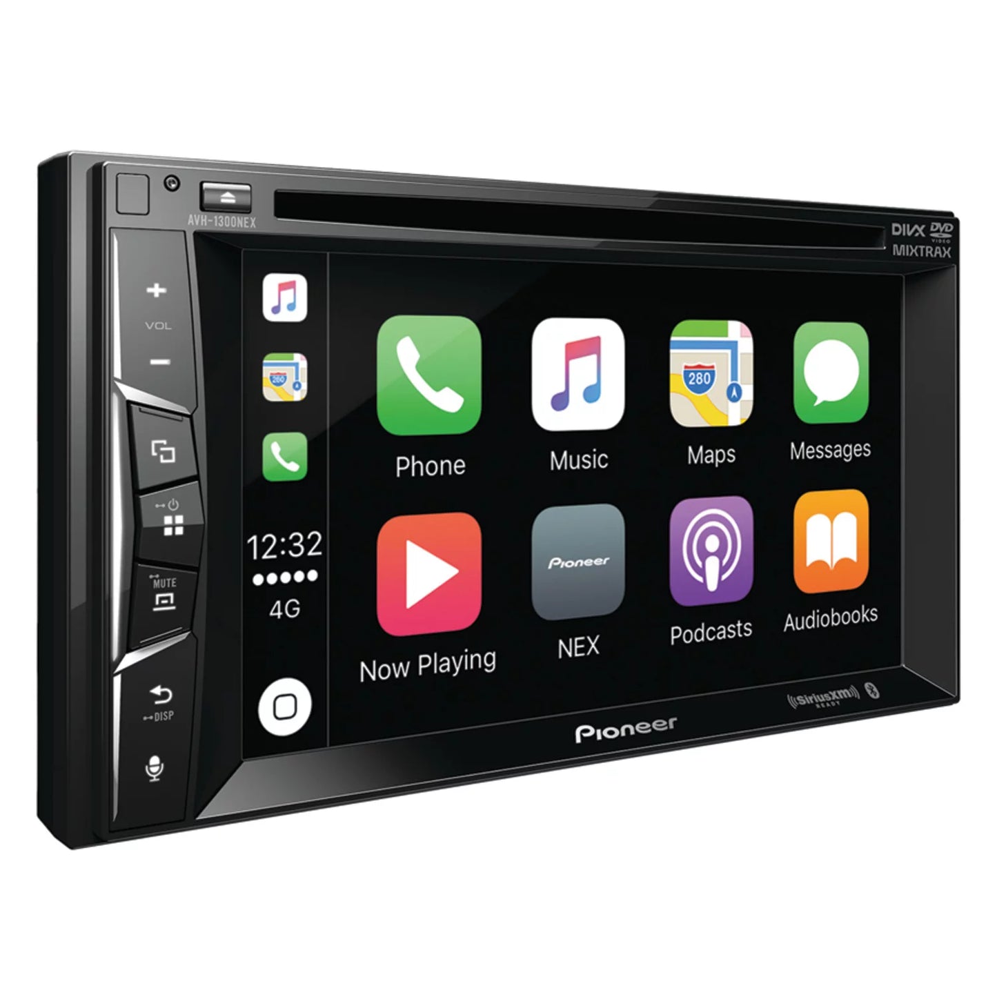 Pioneer AVH-1300NEX 6.2" Double-DIN In-Dash NEX DVD Receiver with Bluetooth, Apple CarPlay, FLAC Audio and SizeiriusXM Ready