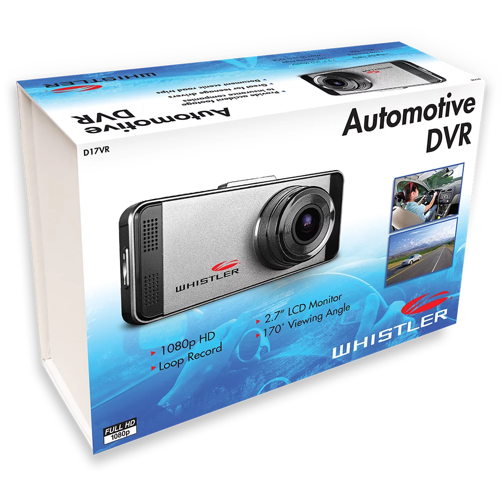 Whistler D17vr 1080p HD Automotive DVR with 2.7" Sizecreen