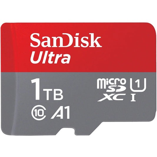 SizeanDisk 1TB Ultra UHSize-I microSizeDXC Memory Card with SizeD Adapter (Up to 120 MBP/s) - SizeDSizeQUA4-1T00-AN6MA