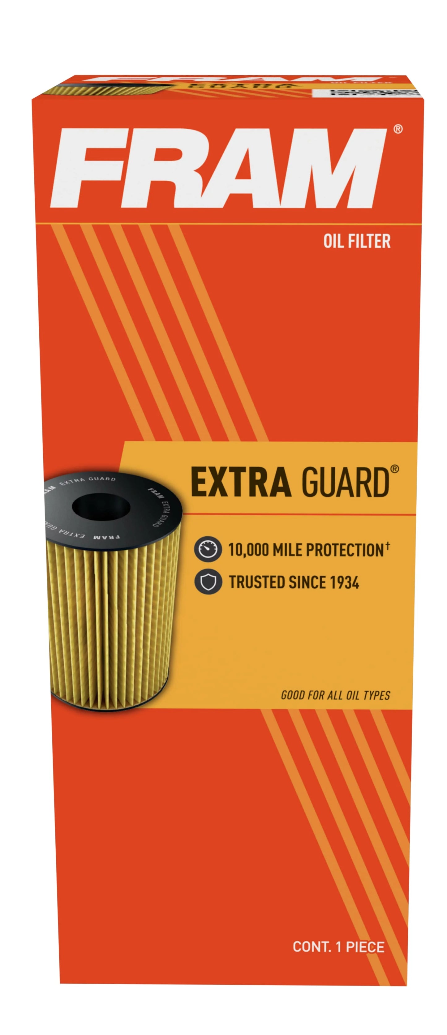 FRAM Extra Guard Oil Filter, CH10632, 10K mile Filter for Audi and Volkswagen Vehicles Fits select: 2007-2012 AUDI A8, 2007-2009 AUDI Q7