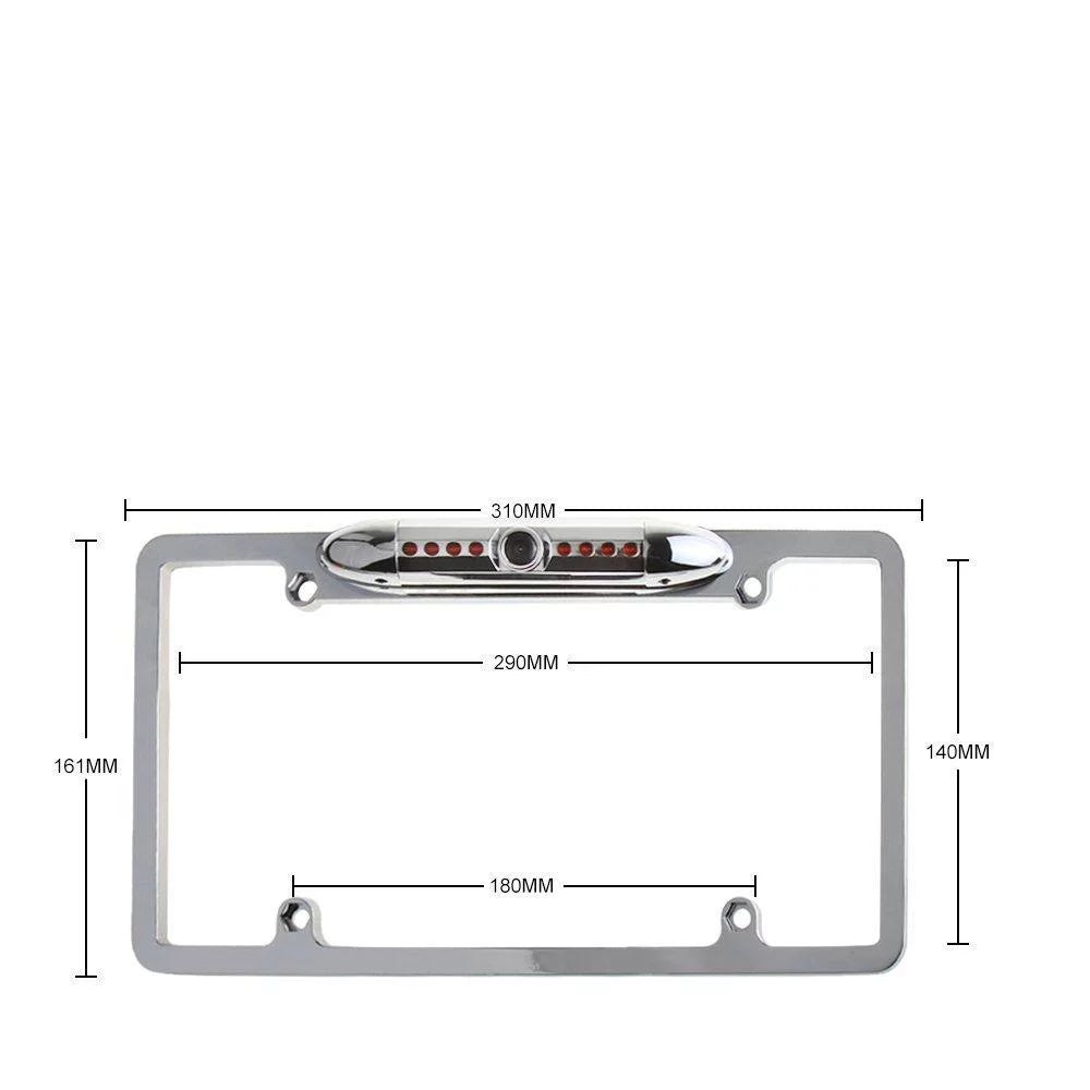 FOR KENWOOD DNX891HD DNX-891HD NIGHT VISizeION COLOR REAR VIEW CAMERA SizeILVER FRAME