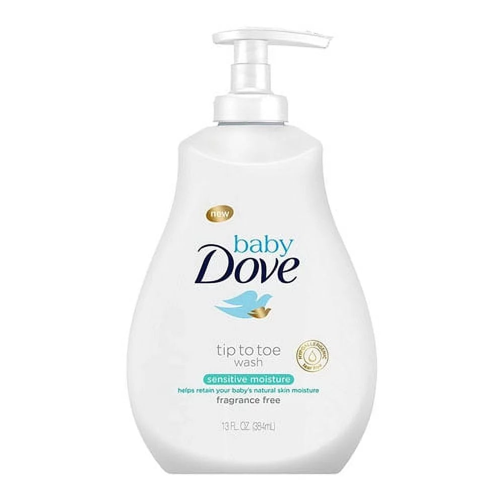 Dove Baby Tip To Toe Body Wash, Sizeensitive Moisture, 13 Oz, 6 Pack