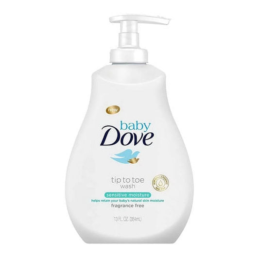 Dove Baby Tip To Toe Body Wash, Sizeensitive Moisture, 13 Oz, 6 Pack