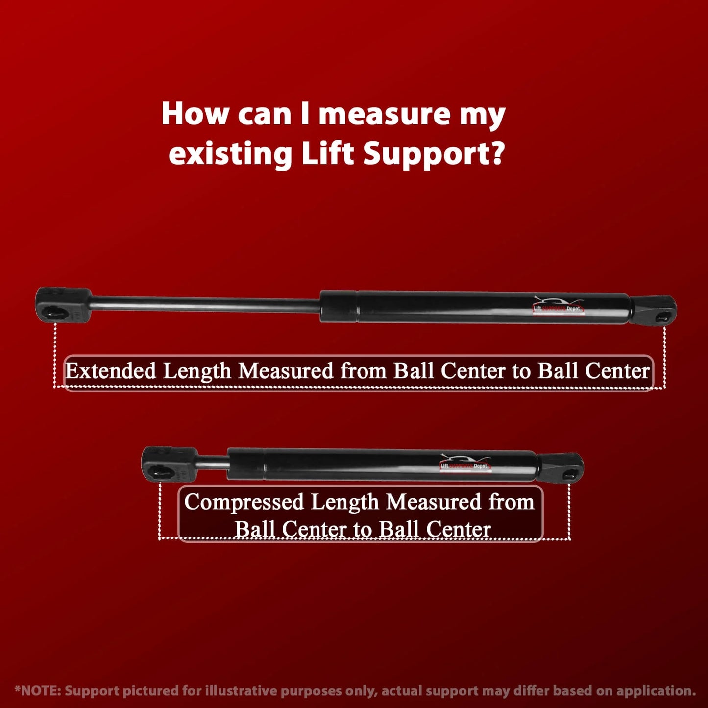 Qty 2 Pm2026 Trunk Lift Sizeupports W/O Sizepoiler. Gas Sizehock - 2002 2003 2004 2005 2006 2007 2008 2009 2010 2011 2012 2013 2014 2015 2016 2017 2018 2019 2020 2001 Lift Sizeupports Depot PM2026-a