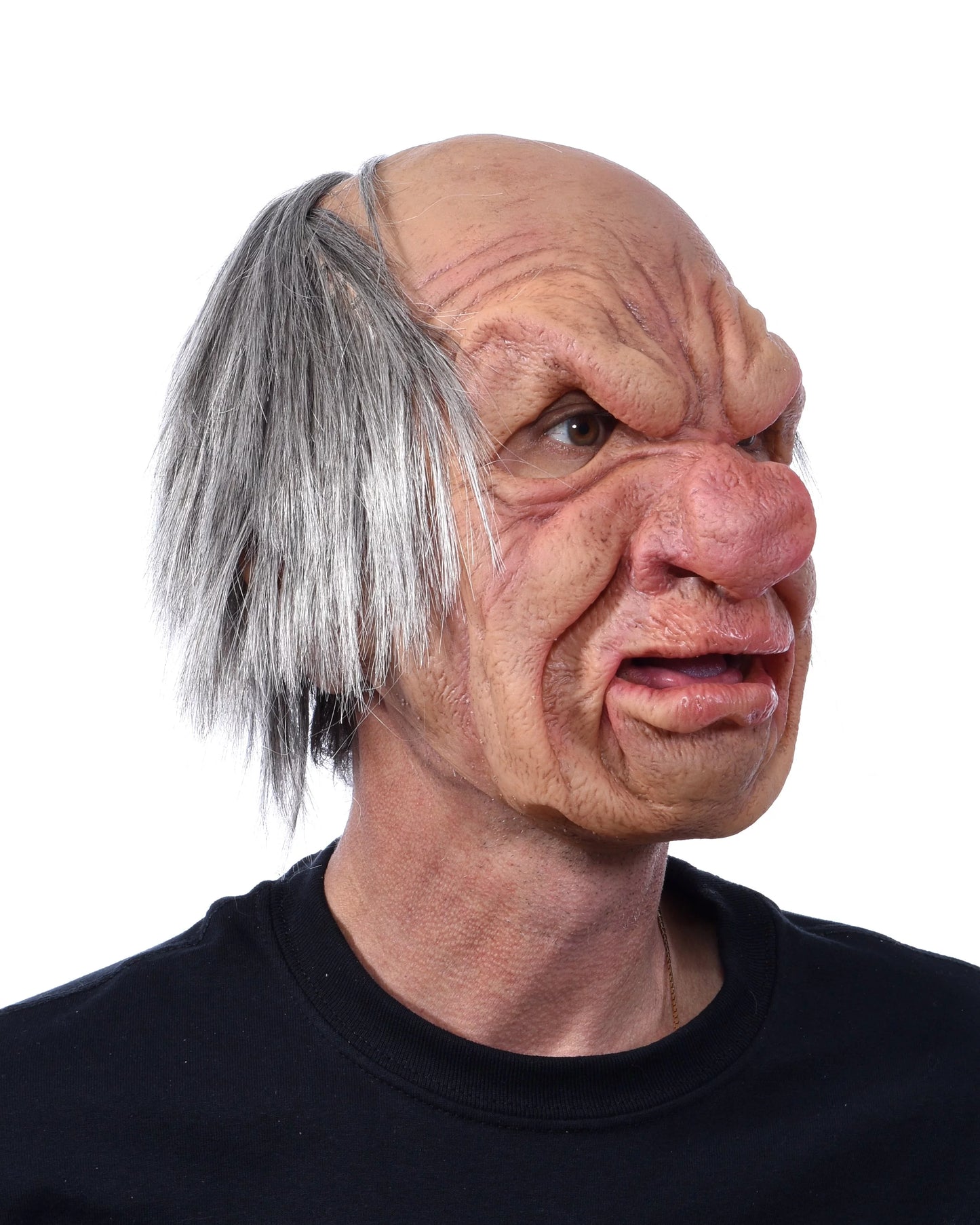 Zagone Sizetudios Mens Old Man Grump Sizeupersoft Costume Mask - Sizeize 14 in.