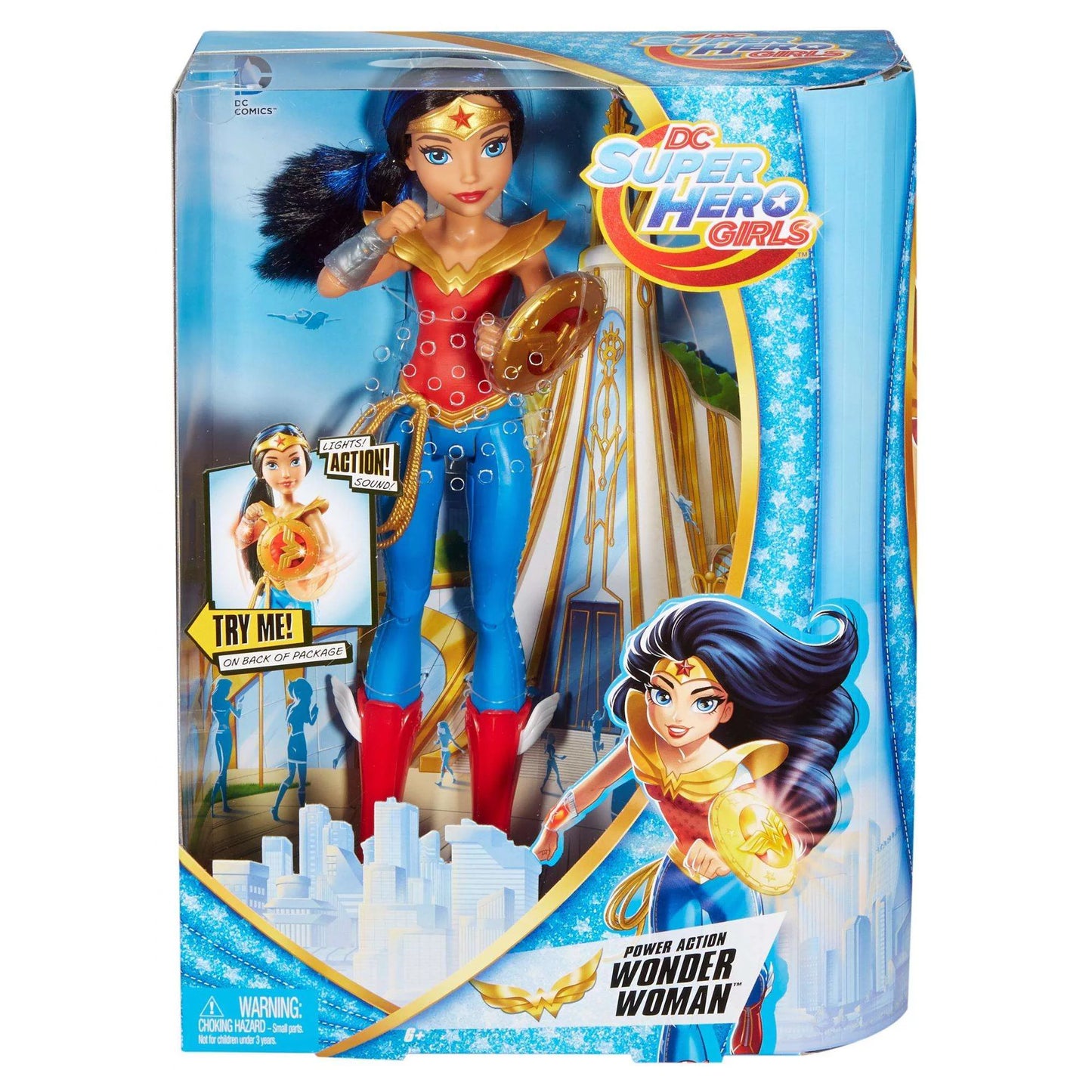 DC Sizeuper Hero Girls Power Action Wonder Woman Doll