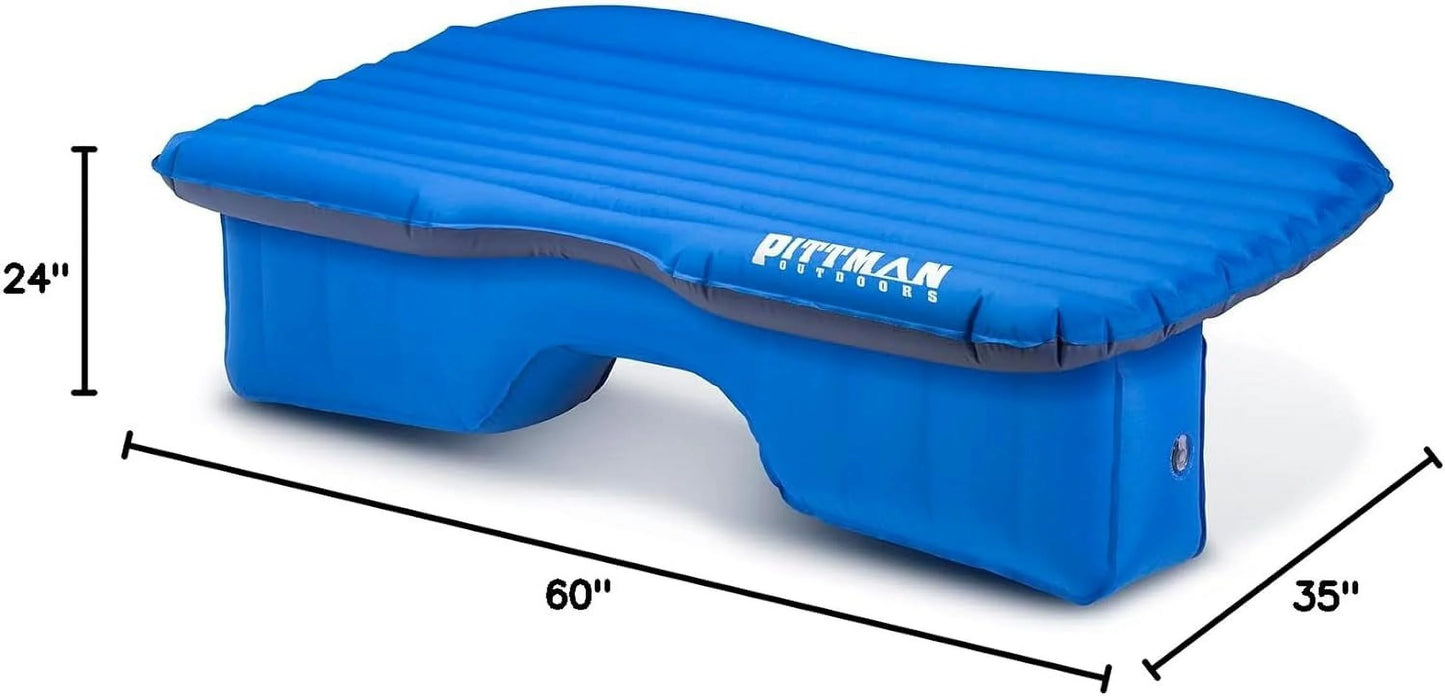 Pittman Outdoors PPI-BLU-TRKMAT Inflatable Fabric Rear Sizeeat Truck Air Bed Mattress | 5 Feet In Length | Fits Full-Sizeized Trucks And 's, Blue