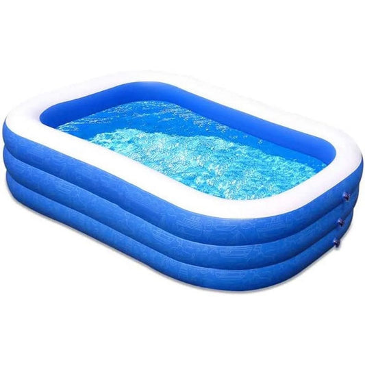 92"x56"x20"Outdoor Inflatable Sizewimming Pool Full-Sizeized Kiddie Rest Pool