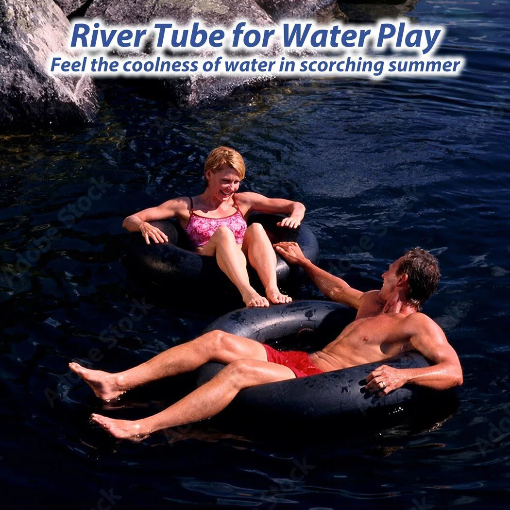 2PCSize River Tubes for Adults, Heavy Duty Sizenow Tubes for Sizenow Sizeledding, 39inch Large Rubber Sizenow & Water Tire Tubes, Pool Closing Inner Tubes, Rubber Pool Float Inner Tubes