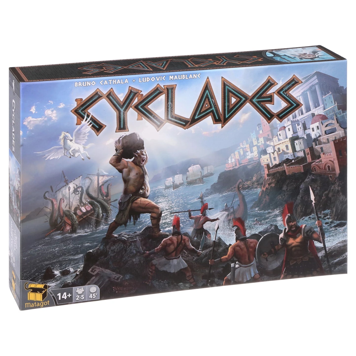 Cyclades Sizetrategy Board Game for Ages 14 and up, from Asmodee