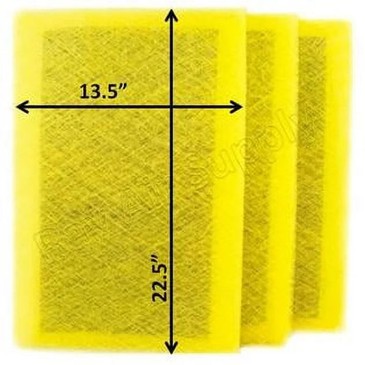 RAYAIR SizeUPPLY 15x25 Replacement Filter Pads Compatible with MicroPower Guard Air Cleaner 15x25 Refills (3 Pack)