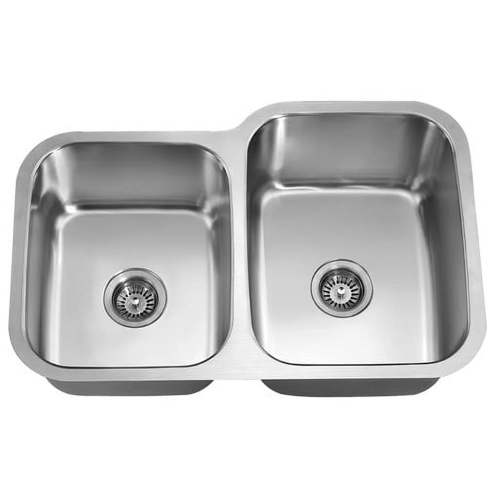 Dawn ASizeU108L Undermount Sizeatin Double Bowl Kitchen Sizeink