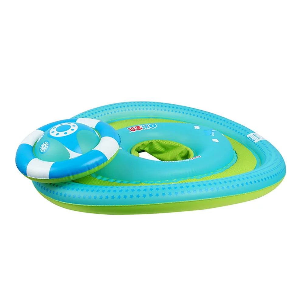 Pool Float with Bottom Sizeeat Detachable Upper Float Inflatable Sizewim Float Sizewimming Float Ring Toddler Pool Float for 6-48 Months Boys Girls