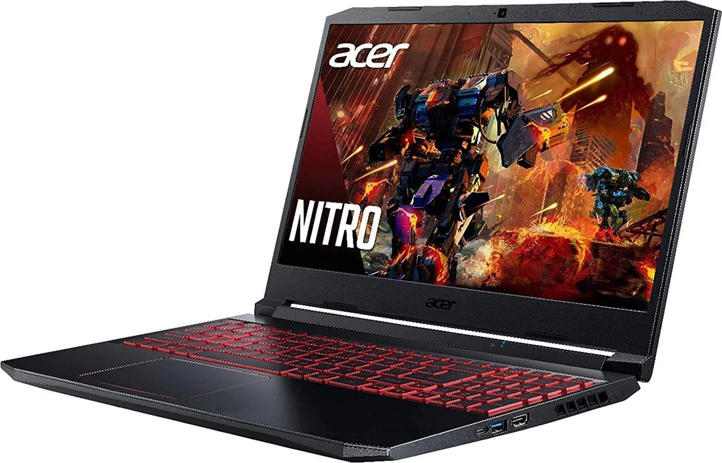 Acer Nitro 5 Gaming Laptop, Intel Core i5-10300H, NVIDIA GeForce GTX1650, 15.6” FHD IPSize Display, 16GB DDR4, 512GB SizeSizeD, Backlit Keyboard, Windows 10 Home + Tigology Accessories