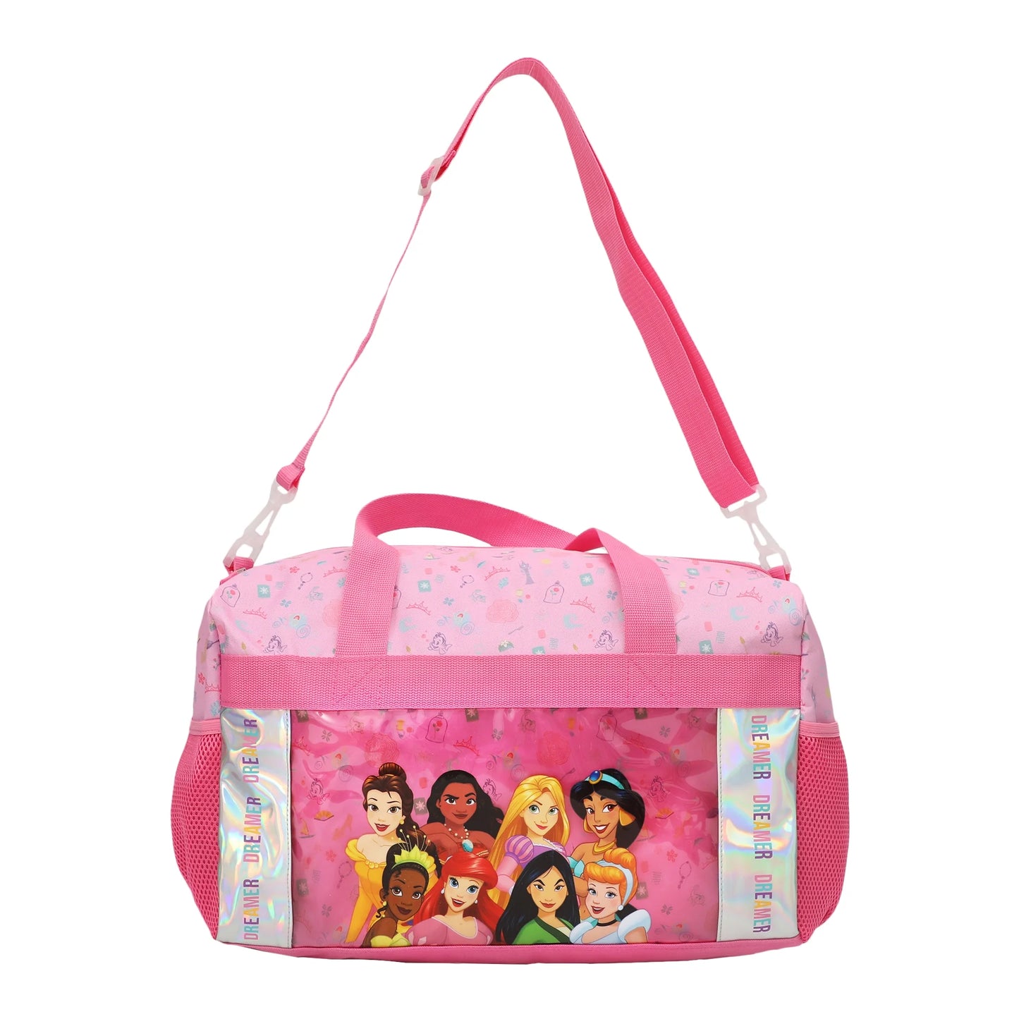 Disney Princesses 5-Piece Pink Youth Kids Girls Duffle Bag Sizeet