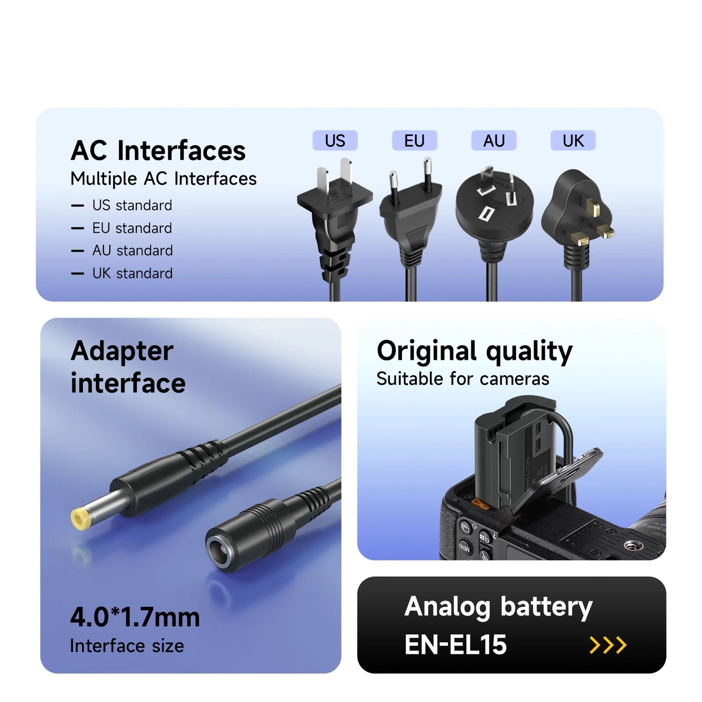 DR-110 DC Coupler NB-13L NB13L Dummy Battery + USizeB/AC Power Cable Adapter for Canon G7X Mark II G1X G7X MII G5X G9X SizeX720