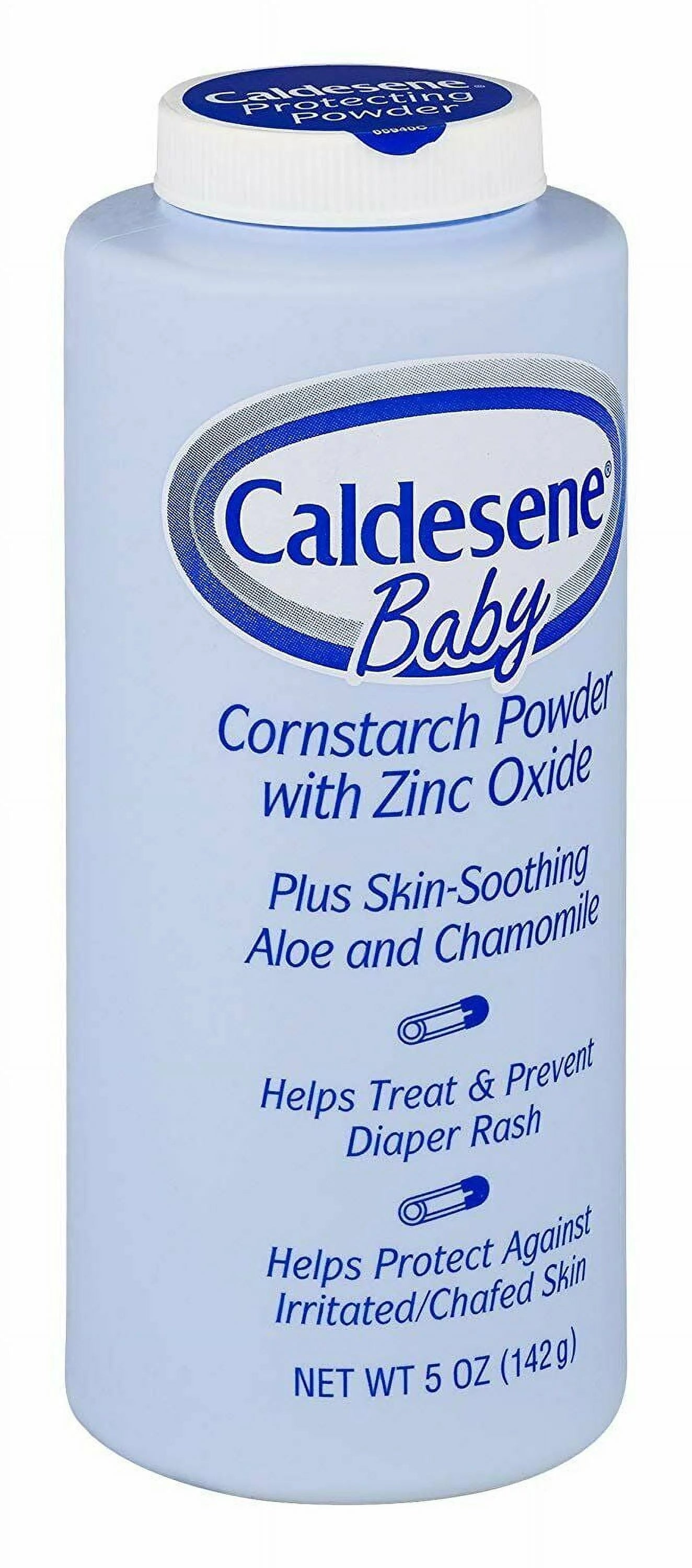 Caldesene Baby Cornstarch Powder With Zinc Oxide 5 oz (Pack of 5)