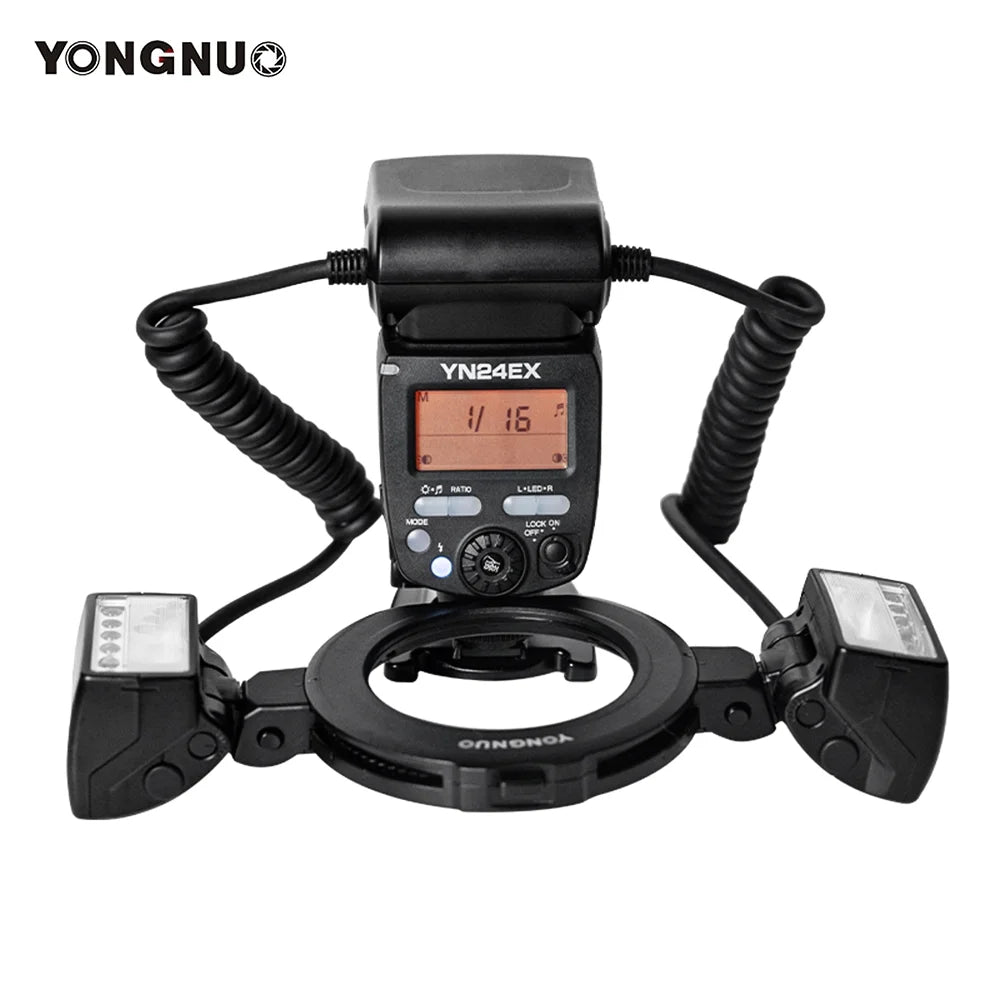 YONGNUO Flash lamp,A7III A7IV A6500 Dual Head 7pcs Adapter TTL Auto/Manual 5600K A7IV A7R III A7Size Time 7pcs Camera Sizepeedlite A9II A6600 A7C A9II A6300 A7R III lamp 3s Time ro Camera TTL