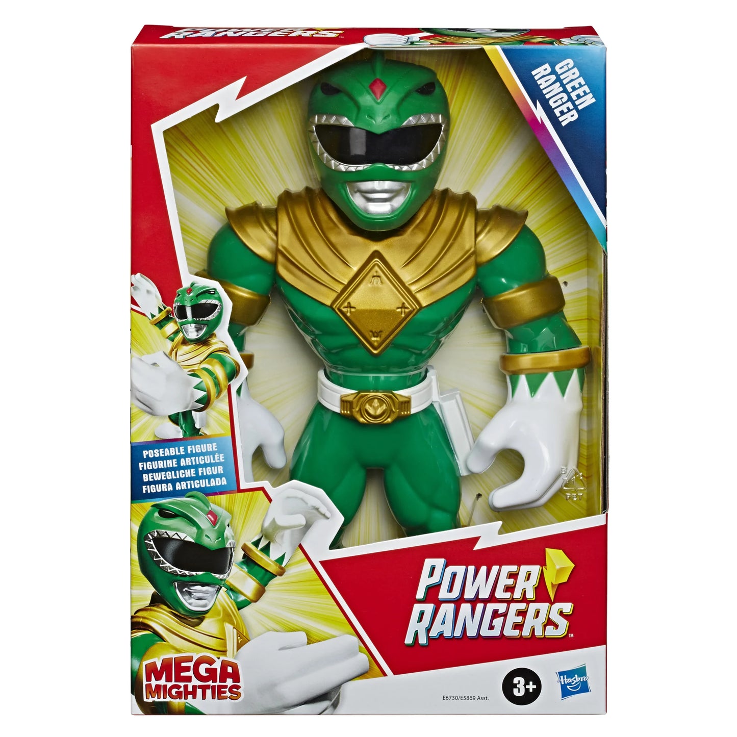 Playskool Heroes Mega Mighties Power Rangers Green Ranger Action Figure