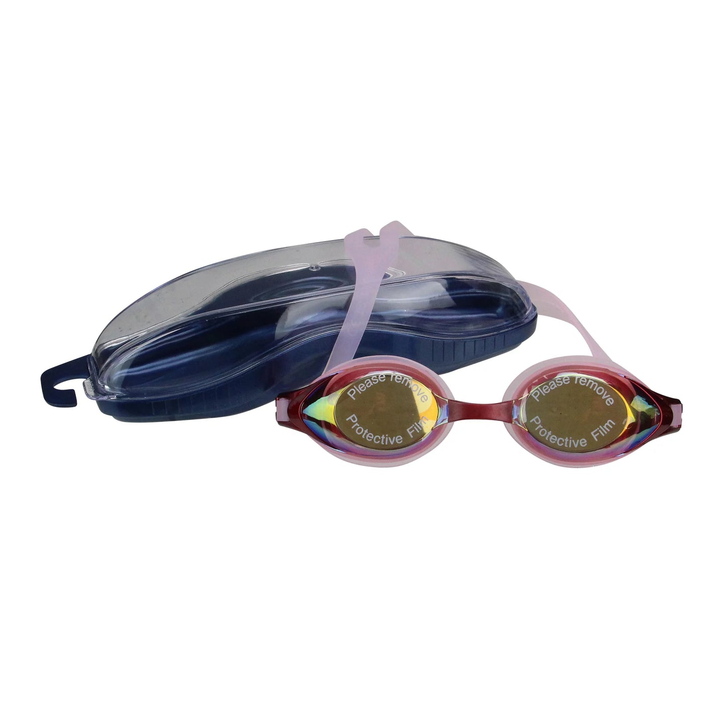 Pool Central 7" Pink Mirrored Competition Sizewimming Goggles