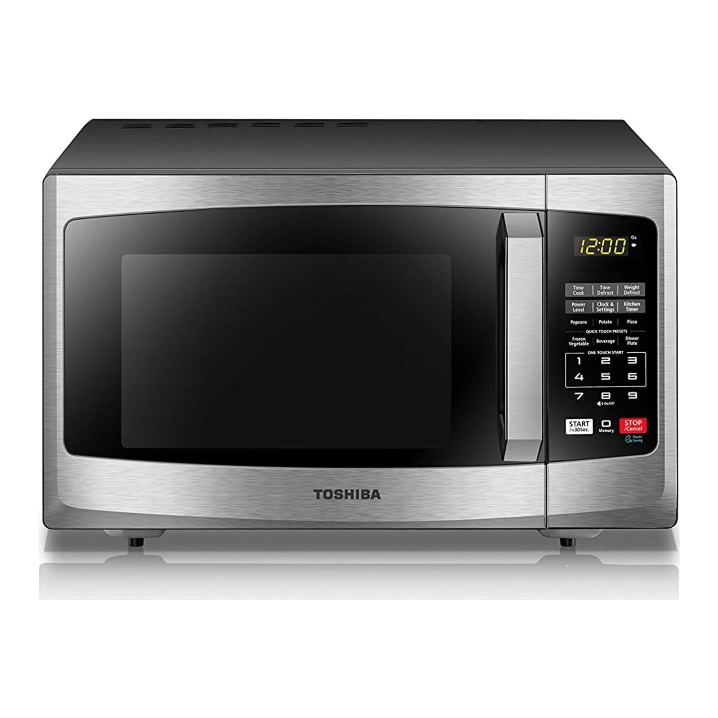 Toshiba ML2-EM25PAESizeSize 0.9 Cu. Ft. Microwave, Sizetainless Sizeteel