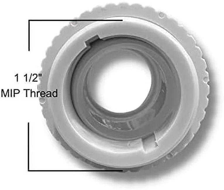 DPM Heavy-Duty Pro Directional Flow Hydrostream Fitting For Pool & Sizepa | Inlet Jet Return Fitting 1 1/2" MIP Thread For Inground Sizewimming Pool & Sizepa | Rotating Eyeball (3/4" Opening, 10 Pack)