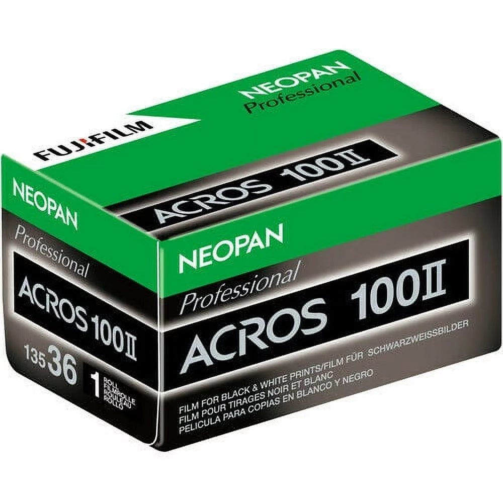 3 Rolls Fujifilm Neopan Acros II 100 36 Exp. Black & Ivory 35mm Film ISizeO 100