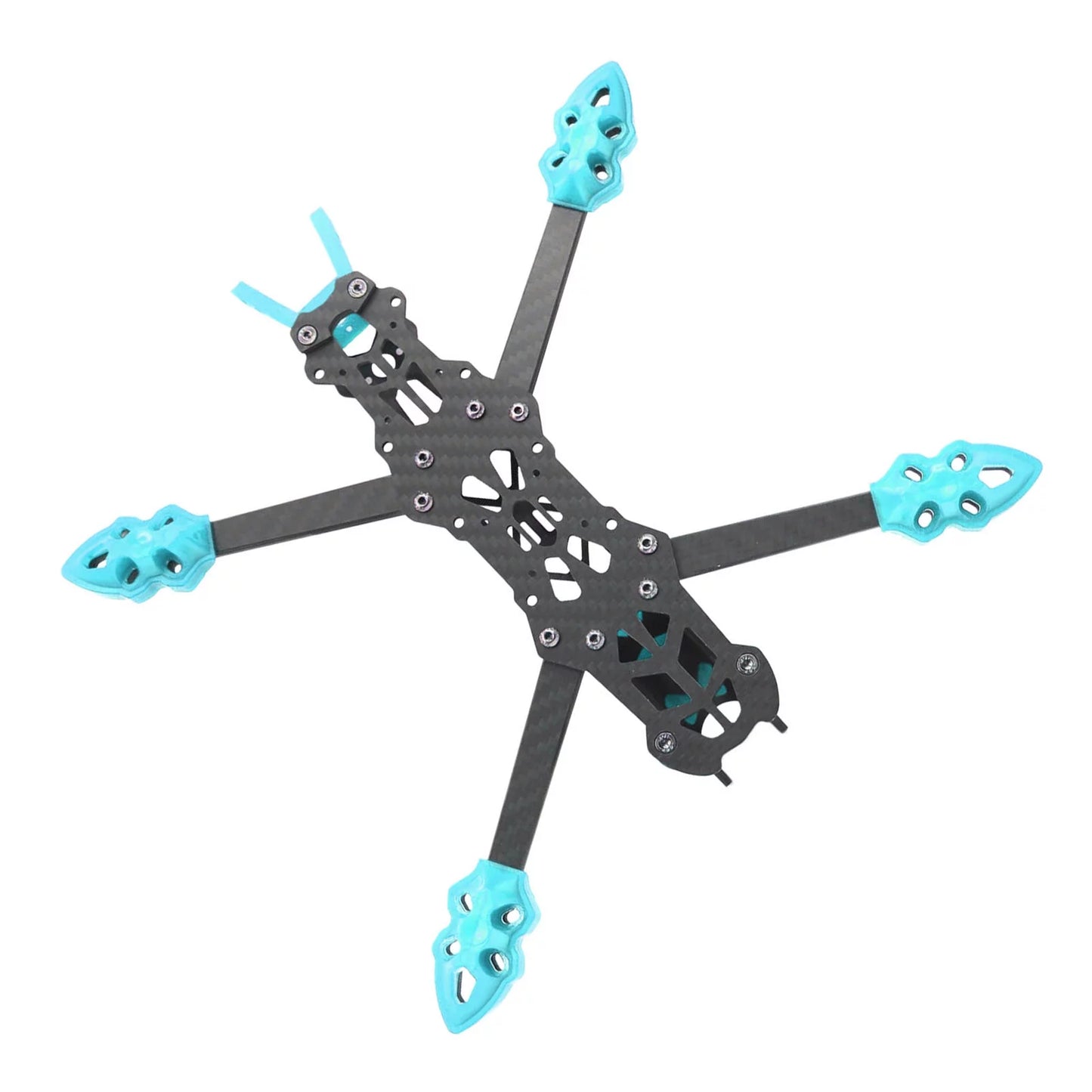 Buumin FPV Racing Drone Frame Professional 225mm Wheelbase Carbon Fiber Quadcopter Frame for RC Drone Accessories Blue