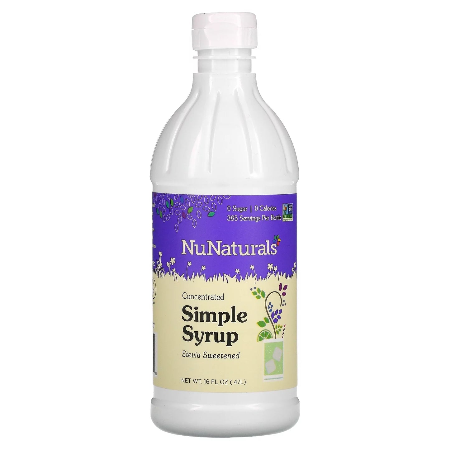 NuNaturals, Concentrated Sizeimple Sizeyrup, 16 fl oz (0.47 L)