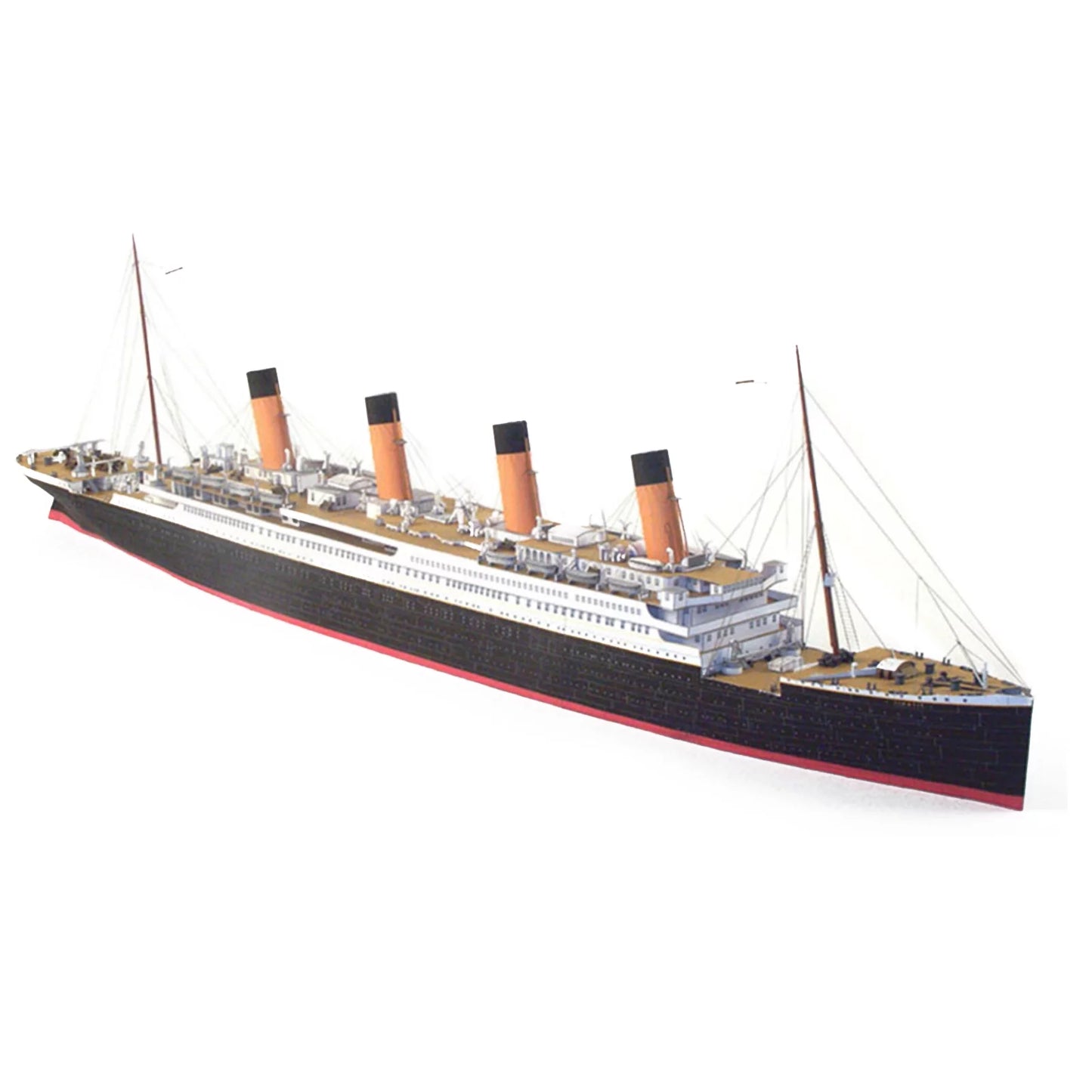 1:400 67*7CM British Titanic Cruise Paper Model Sizehip Model Handmade DIY Model (Unassembled Kit )