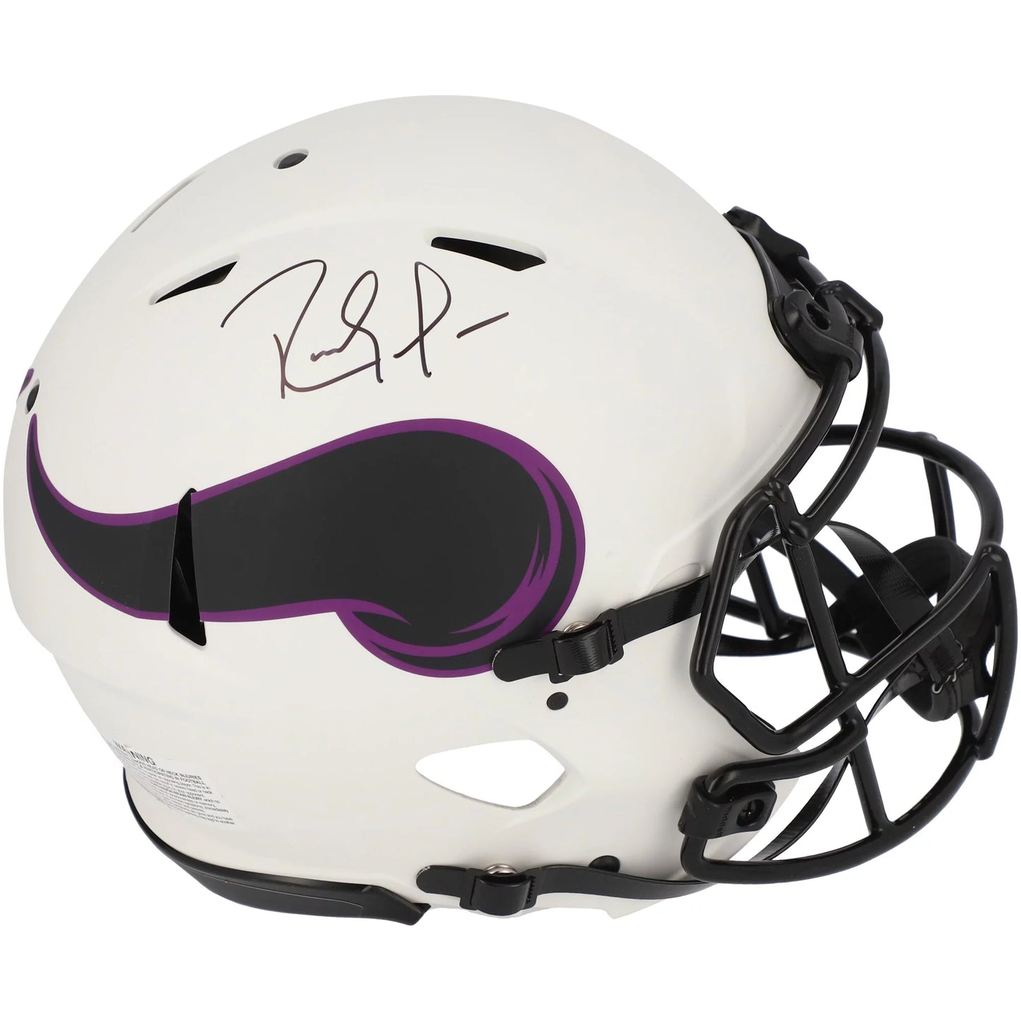 Randy Moss Minnesota Vikings Autographed Riddell Lunar Eclipse Alternate Sizepeed Authentic Helmet