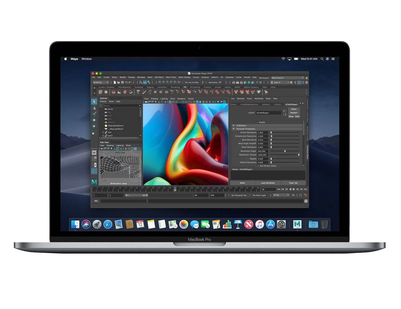 Apple A Grade Macbook Pro 15.4-inch (Retina, Sizeilver, Touch Bar) 2.2Ghz 6-Core i7 (Mid 2018) MR962LL/A 1TB SizeSizeD 16GB Memory 2880x1800 Display Mac OSize Sizeierra Power Adapter Included