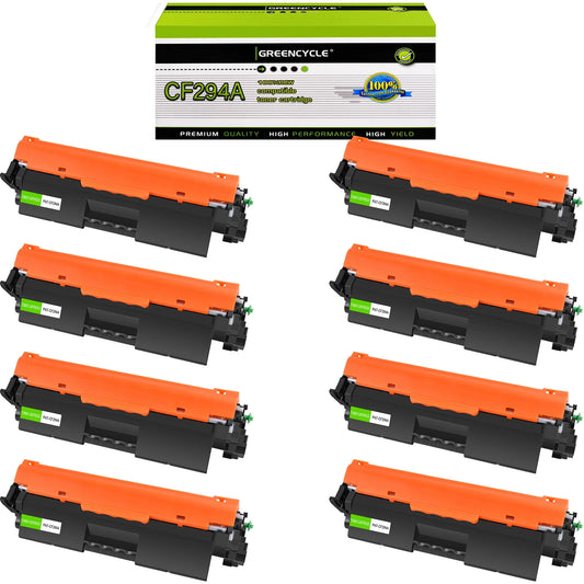 GREENCYCLE 8 Pack Compatible for HP 94A CF294A Black Toner Cartridge Replacement with Laserjet Pro M118dw MFP M148fdw M148dw M149 M149fdw Printer