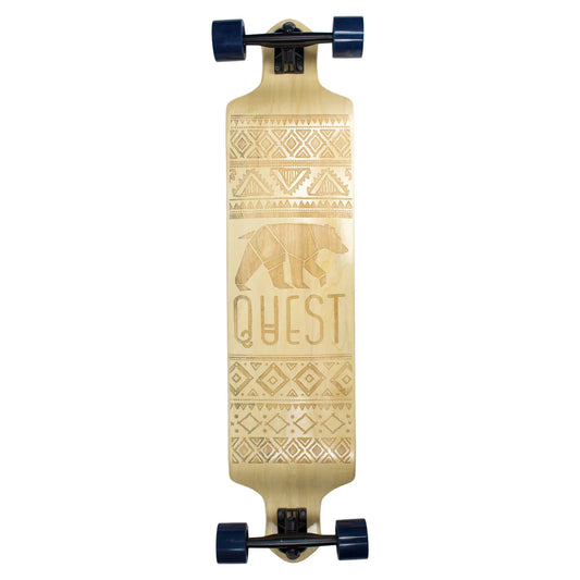 Quest Board 41" California Native Etched Drop Down Longboard