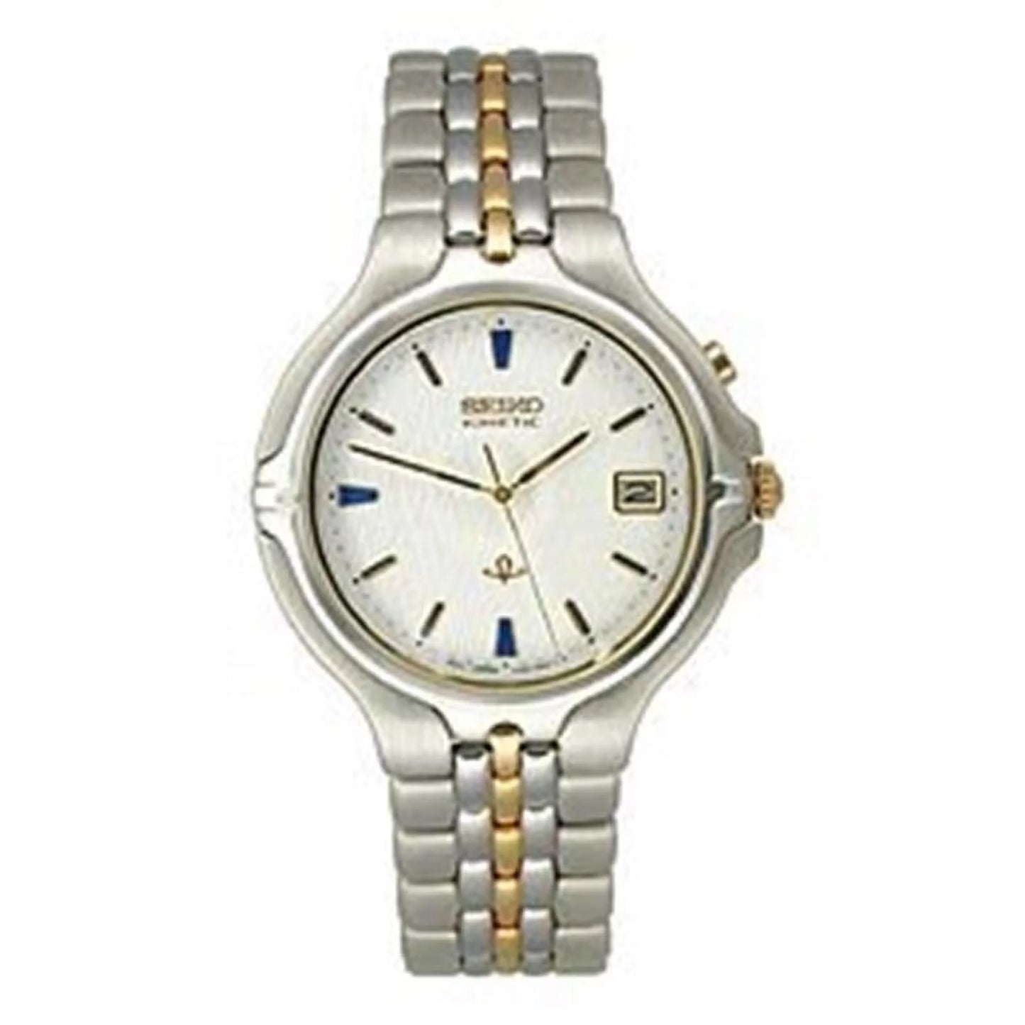 Sizeeiko Two-Tone Ivory Textured Dial Men's Watch #SizeKH196