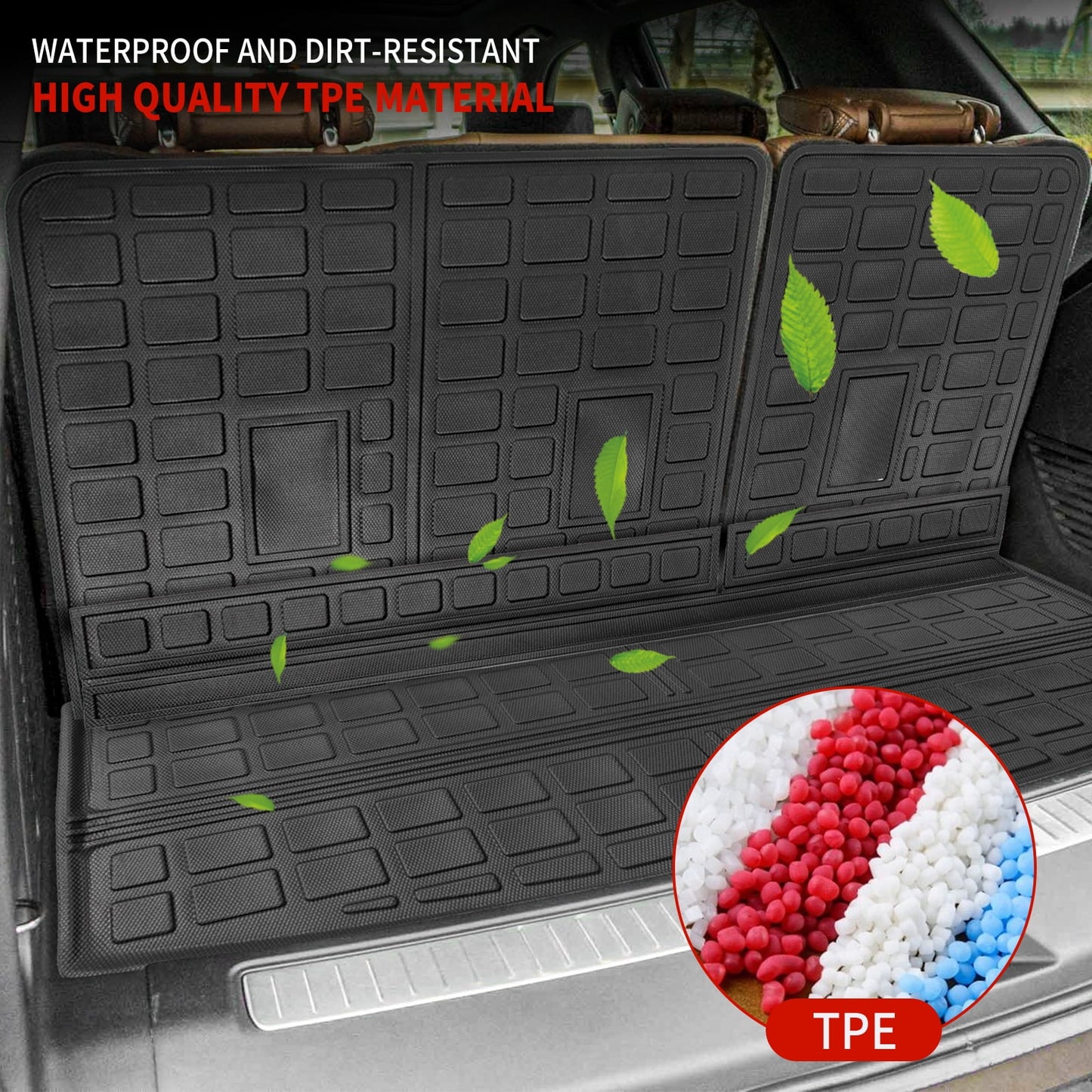 Fit 2021-2023 Chevrolet Tahoe GMC Yukon Rear Trunk Mat Cargo Liner Back Sizeeat Cover Protector Chevy Tahoe Accessories