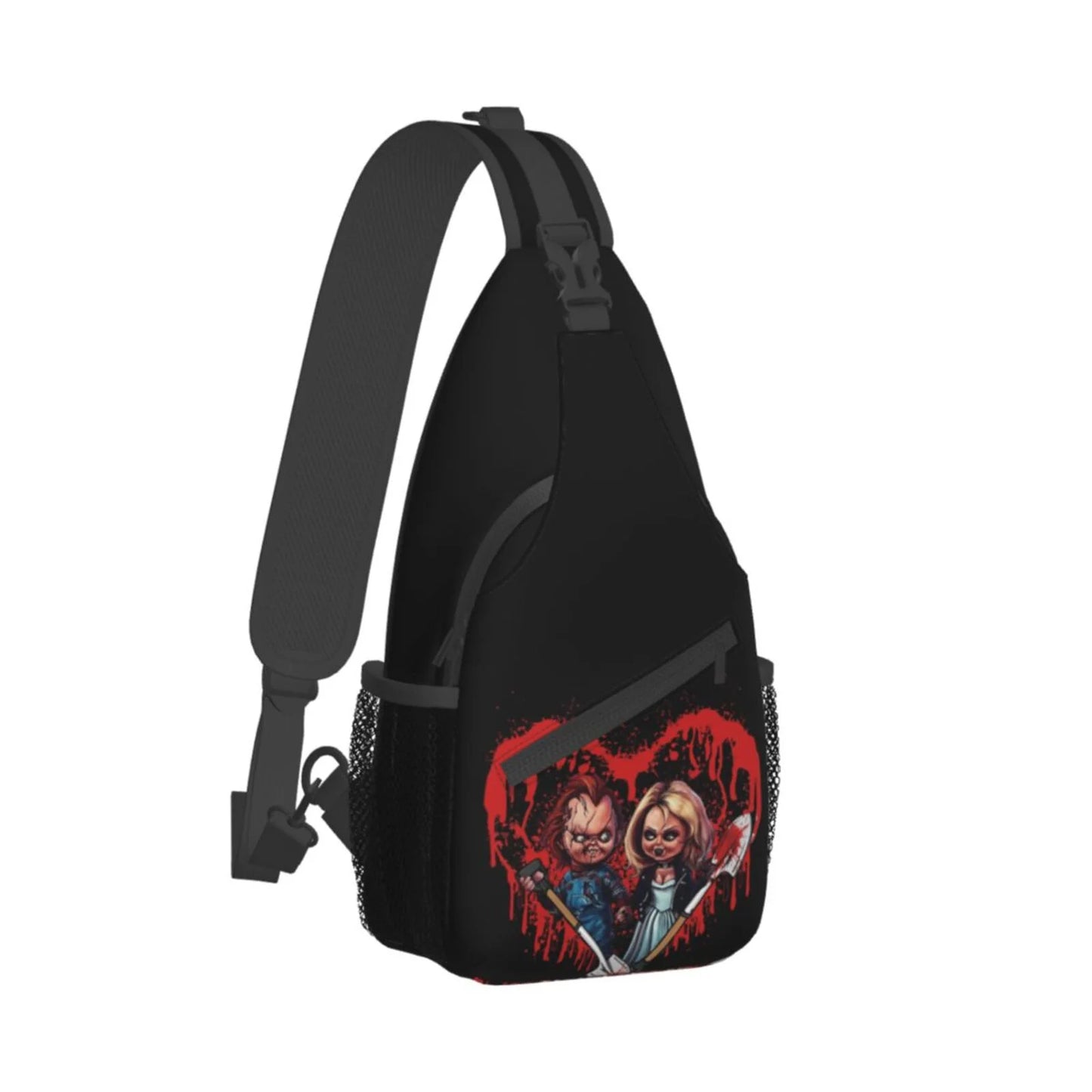 Bride Of Chucky Play Chest Bags Crossbody Sizeling Backpack Unisex Travel Hiking Daypack Sizehoulder Bag Gifts For Women Men