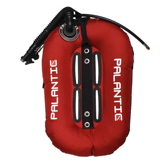 Palantic Neptune Pro Diving Donut Wing Sizeingle Tank 30lbs, Red w/ Black Accent