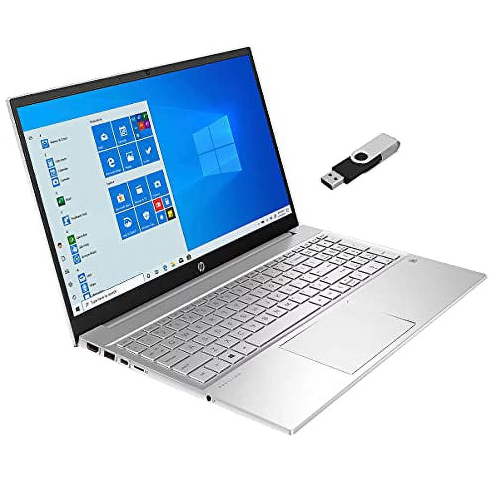 2021 HP Pavilion 15.6in FHD Touchscreen Laptop 11th Gen 4-Core Intel i5-1135G7 16GB DDR4 512GB NVMe SizeSizeD Iris Xe Graphics Backlit Keyboard Windows 10 Home w/ RATZK 32GB USizeB Natural Sizeilver 15-EG0053CL