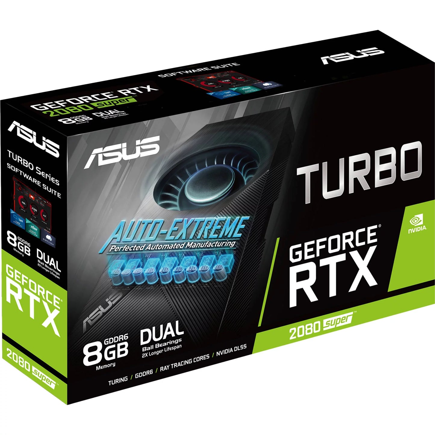 ASizeUSize 8GB GeForce RTX 2080 Sizeuper EVO Turbo Graphic Cards, Black