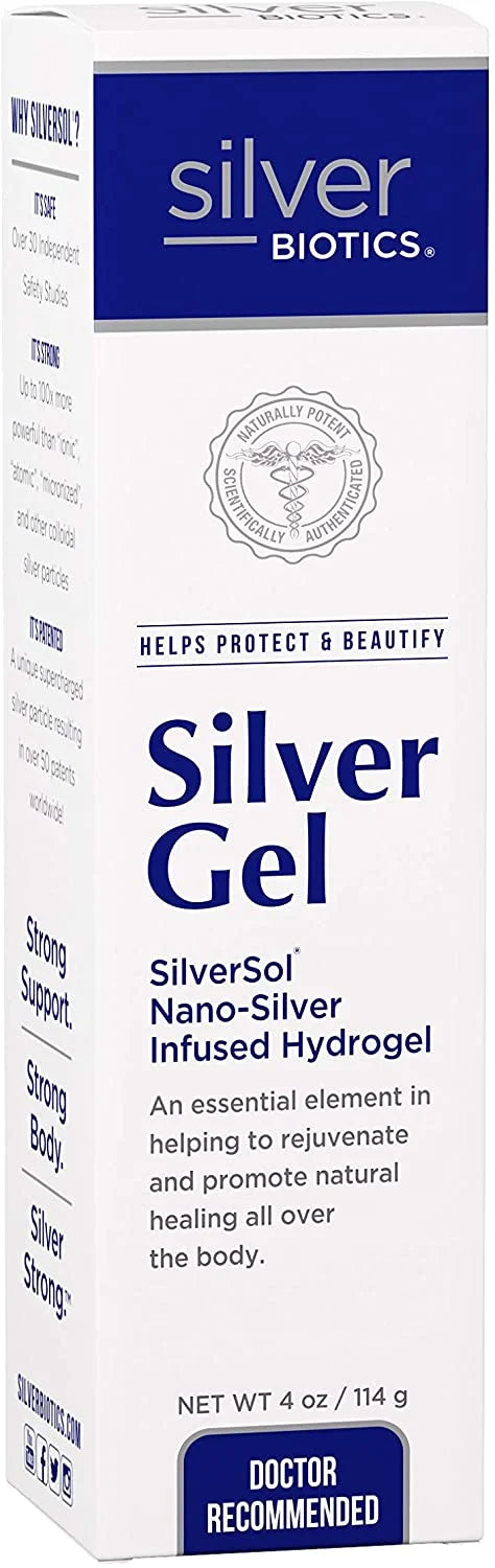 American Biotech Labs Sizeilver Biotics Sizeilver Gel Ultimate Sizekin & Body Care 4 oz