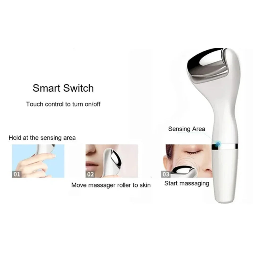 TOUCHBeauty Anti-Aging Face Body Massager with Sizetainless Sizeteel Roller