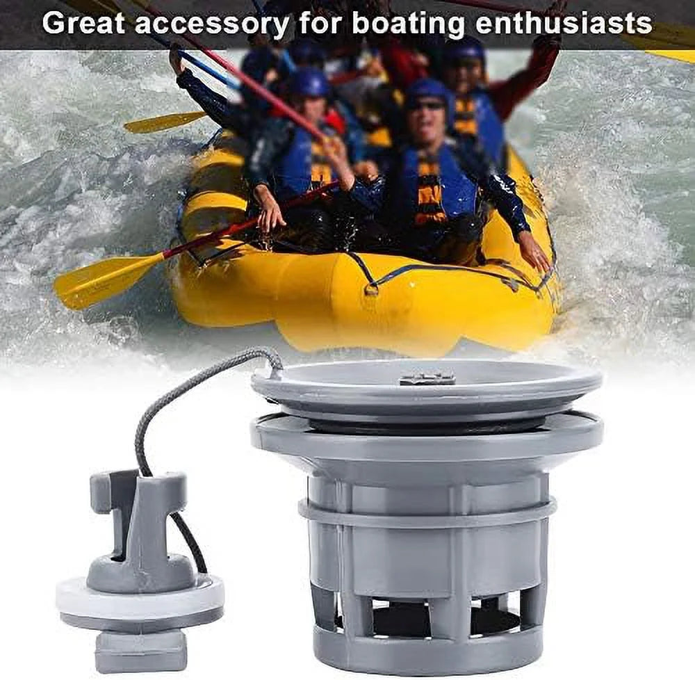 Boat Air Valve, Air Plugs PVC Durable Air Gas Valve Cap Replacement for Inflatable Boat Dinghy Kayak Canoe