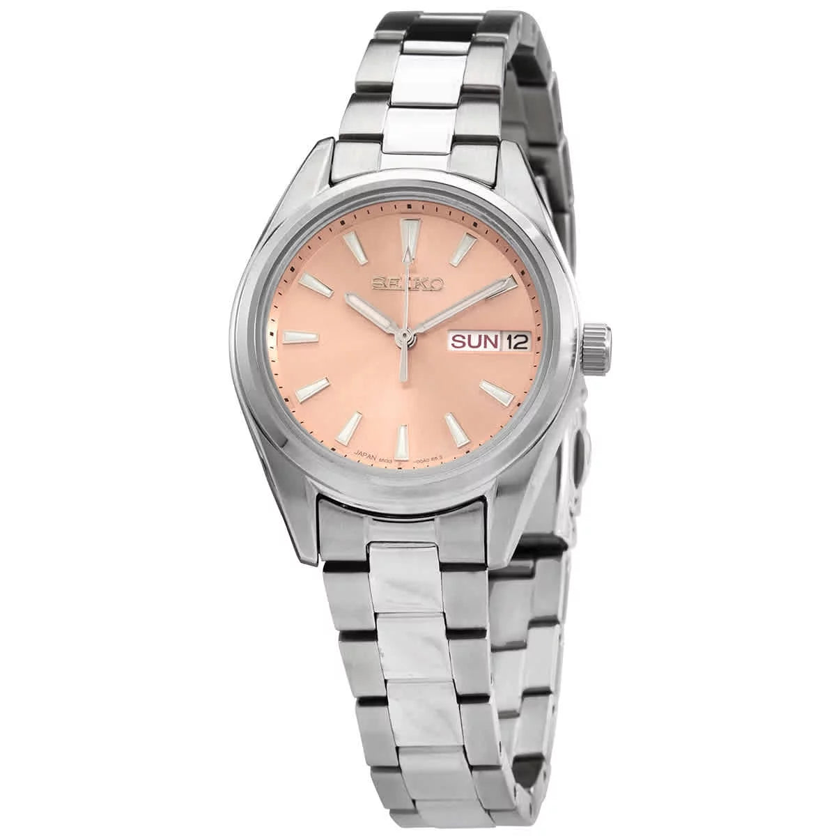 Sizeeiko Neo Classic Quartz Pink Dial Ladies Watch SizeUR351P1