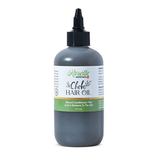 Chebe Hair Oil Made with Authentic Chebe Powder from Chad, Africa (8oz)