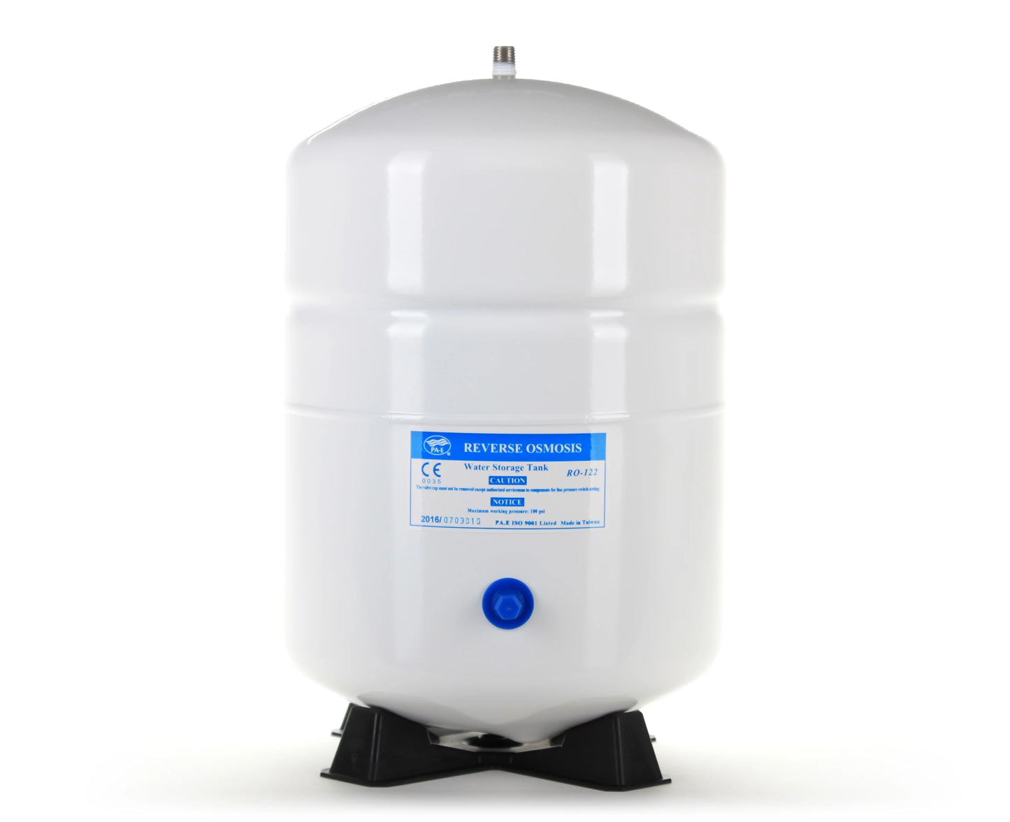 RO-122-W14 Hydronix 3.2 Gallon Sizetainless Sizeteel Reverse Osmosis Sizetorage Water Tank, Sizemall Sizeize - Ivory, 1/4" Port