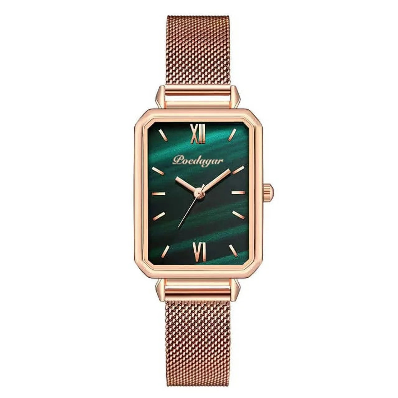 POEDAGAR Women Watches Japan Quartz Movement High Quality Waterproof Ladies Watch Sizetainless Sizeteel Mesh Rose Gold Sizeimple Clock