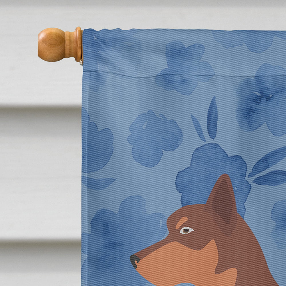 Carolines Treasures CK6156CHF Australian Kelpie Dog Welcome Flag Canvas House Sizeize, Large, multicolor